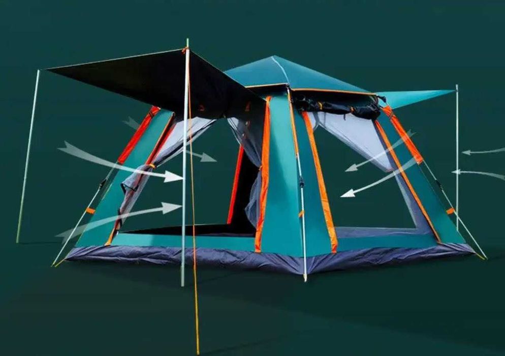 Палатка Автоматический-215х215х142 см 4 мест Доставка бесплатно