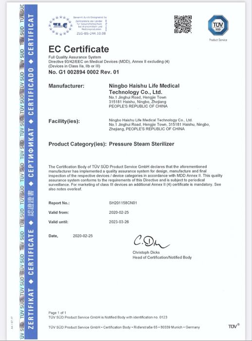 Autoclav B-autoclaf sterilizator dental stomatologie clinica chirurgie