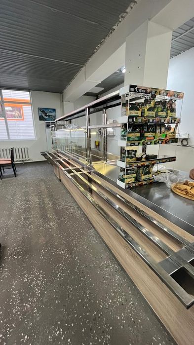 Новая линия раздачи с мармитами