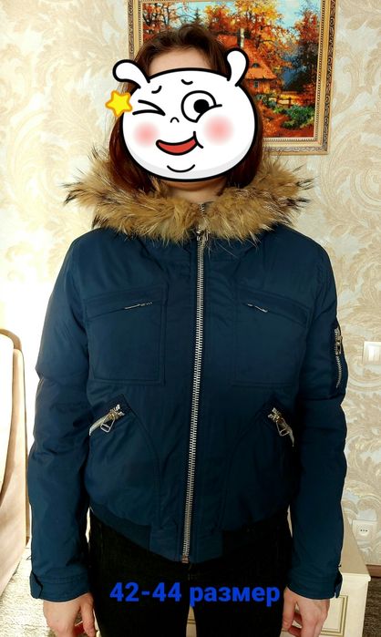 Куртка Аляска , пихора зимняя. S размер.