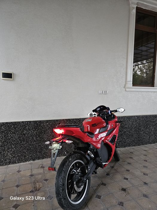 Электро Мотоцикл красный