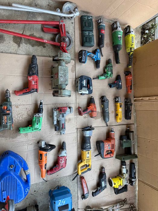 Scule defecte (dispozitiv de indoit tevi ..accesorii semineu