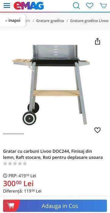 Gratar cu carbuni Livoo - NOU!!!