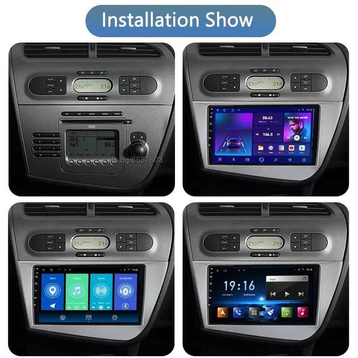 Мултимедия SEAT LEON Android навигация СЕАТ ЛЕОН  алтеа андроид камера