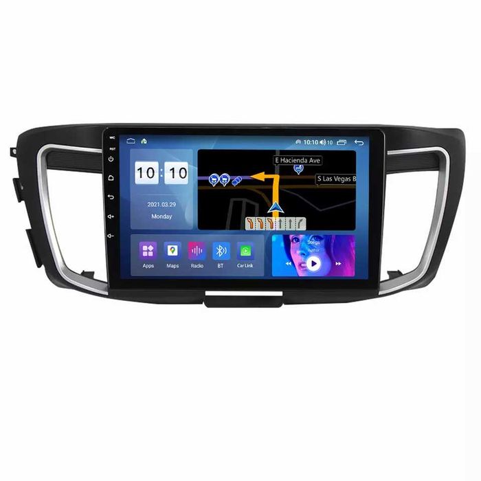 NAVIGATIE Android 14 Honda Accord 9 2012 - 2018  Waze CarPlay + CAMERA