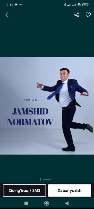 Jamshid Normatov konsertga belt