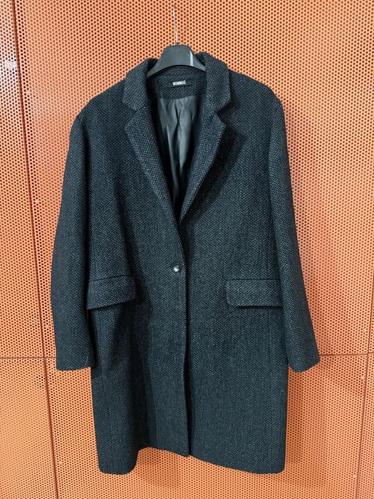 Права линия от 30-те на 20 век, тип boyfriend, черно/сива рибя кост