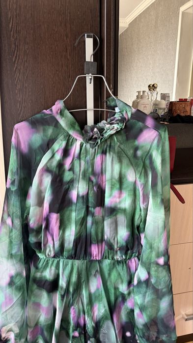 Платье женское зеленое