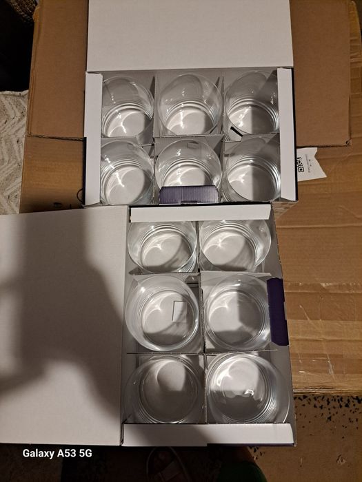 Pahare de crystaline ,setul de 6 bucati