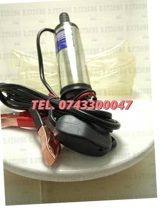 Unitate Transfer Orice Lichid 12V Autoturism Submersibila 12V 12 L / Min , 38Mm , Mutare Combus Alimentare 12V Auto Conform Specificatiilor Din Titlu