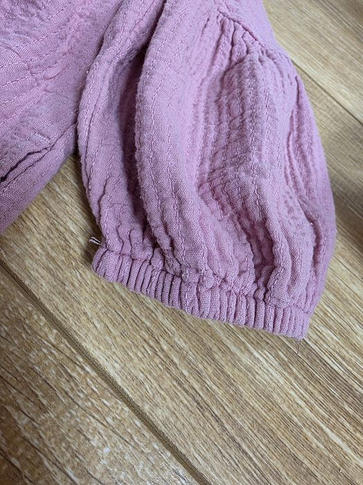 Next rochie bebe 3-6 luni mov cu lebada