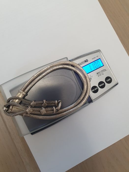 Colier etnic indian din argint 925,realizat manual