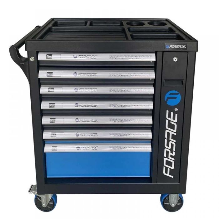 Шкаф с инструменти със 7 чекмеджета – 5 пълни Forsage