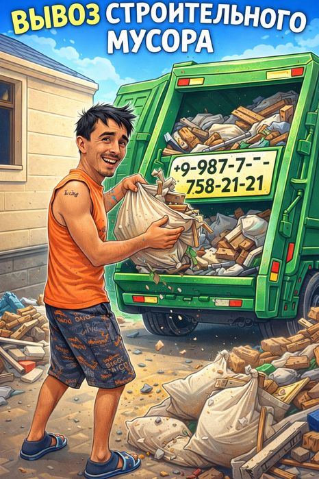 Вывоз строй мусора самые ниские цены у нас убедитесь сами