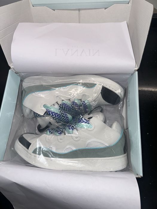 Lanvin Curb alb si albastru