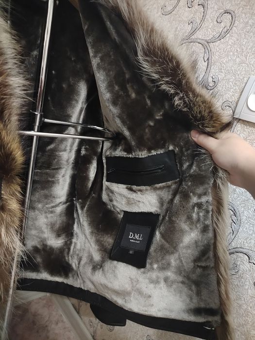 Мужская дублёнка с мехом