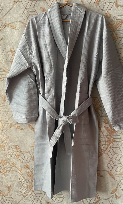 Халат вафельный Кимоно унисекс