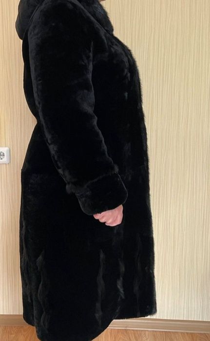 Цигейковая шуба мутон