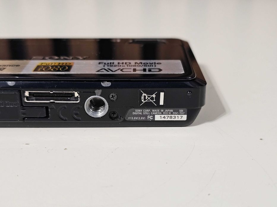 Y2K Aparat foto digital compact Sony TX7 Touchscreen 10.2MP 4x Zoom