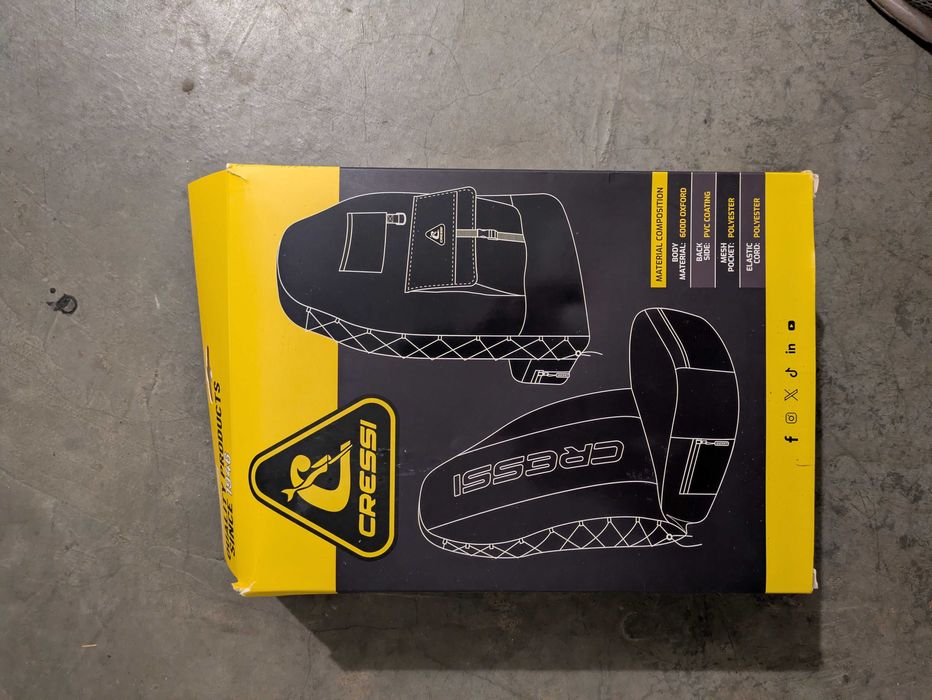 Непромокаема калъфка за седалка Cressi - нова