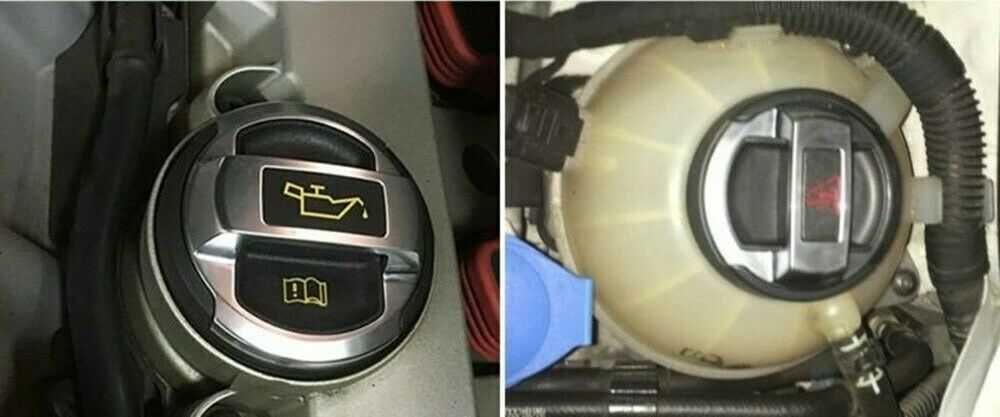 Капачка за масло и антифриз стил Audi R8 Volkswagen Seat Skoda Audi