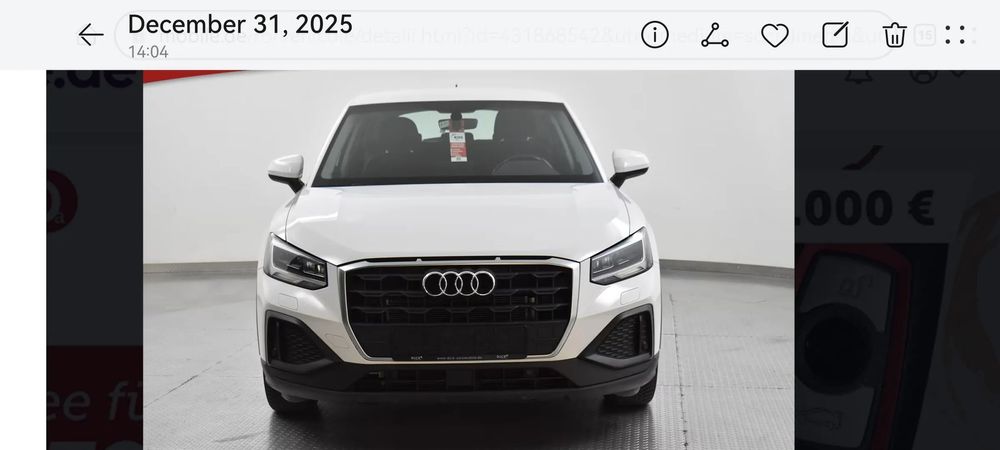 Audi Q2 Un singur proprietar Audi Q2 35tdi s Tronic Quattro transmisie automat
