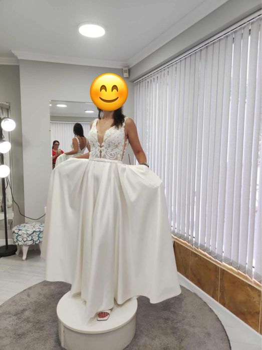 Булчинска рокля с воал