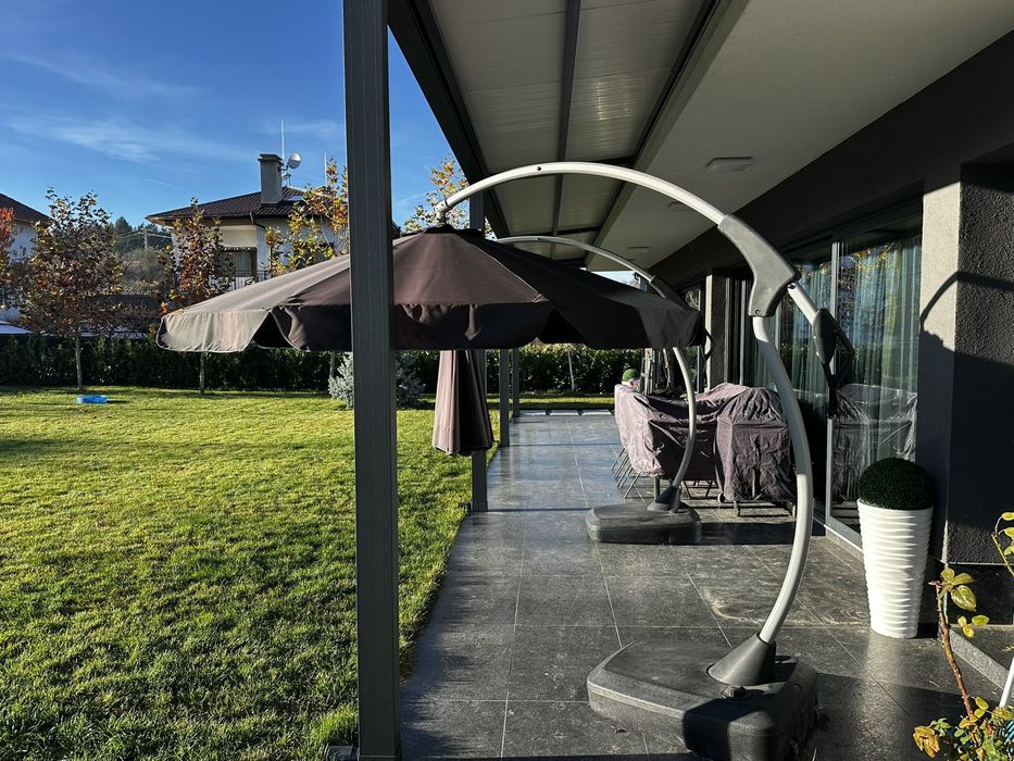 Висящ чадър HAUGESUND Ø300 черен