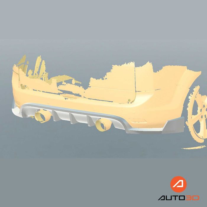 Tuning дифузьор задна броня Ford Focus 2 – комби