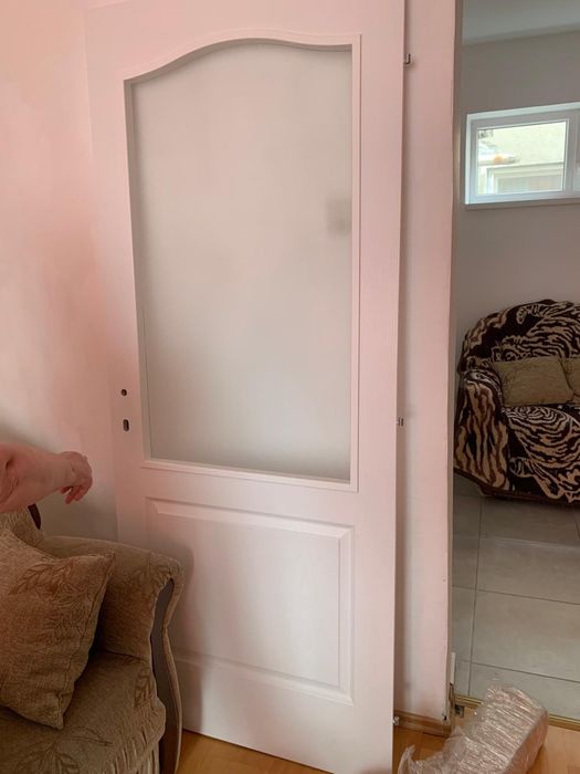 Vand usa dubla alba MDF