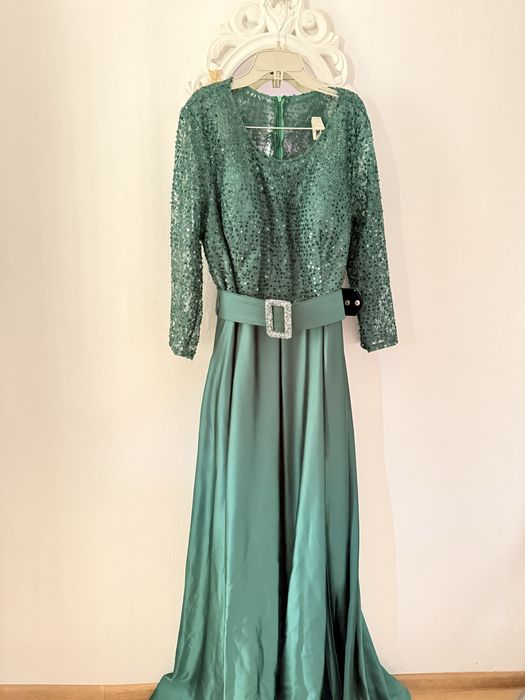 Rochie de ocazie  verde smarald