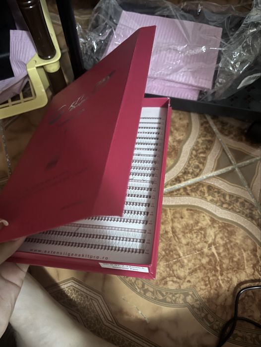 Vând kit pentru gene fir cu fir