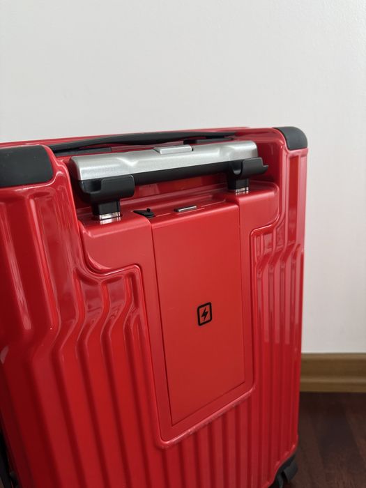 Troler de cabina Heys Tekno, 53cm x 37cm x 23cm, Rosu