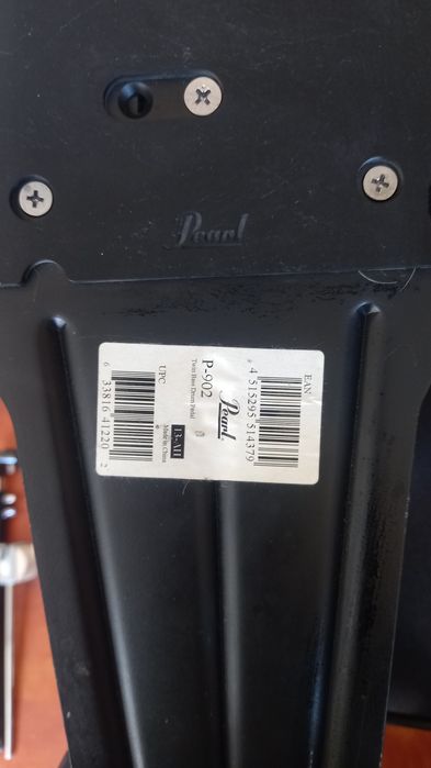 Set pedale Pearl 902 Double Bass Pedal