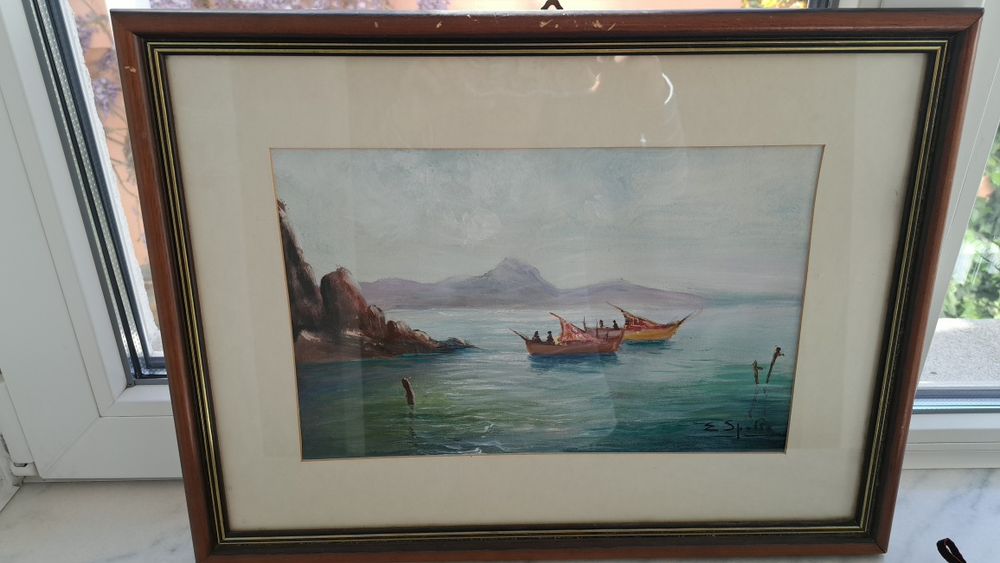 Pictura"   Tablou  Vintage  47/36cm