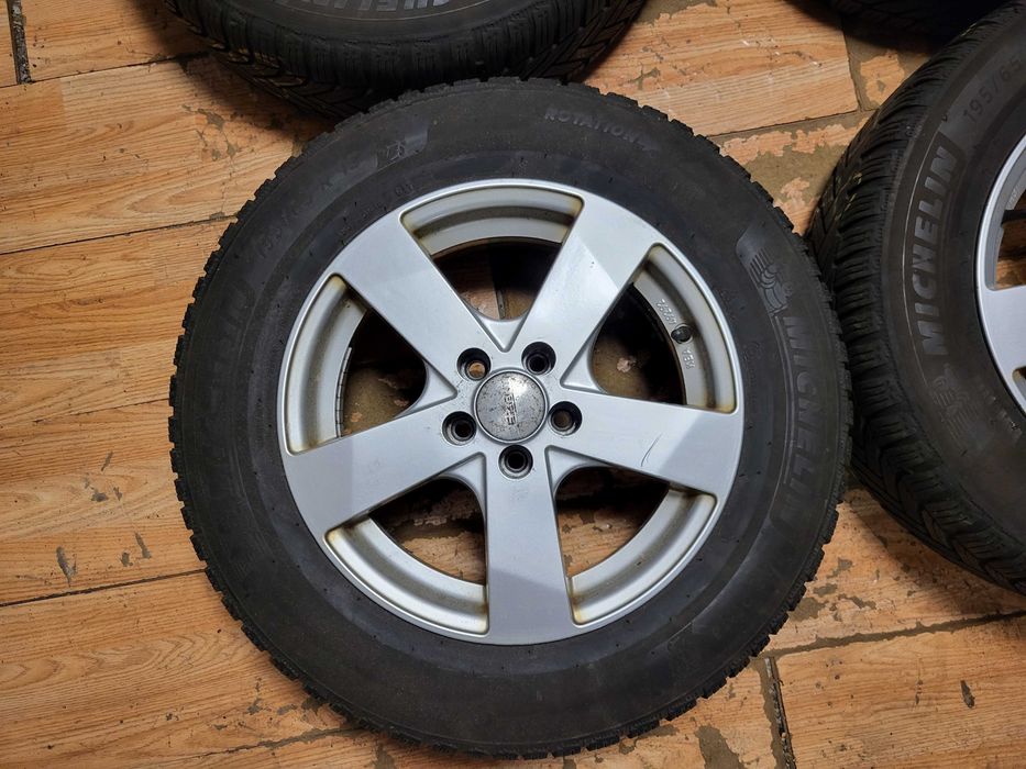 джанти 15" 5х98 Citroen Fiat Lancia Peugeot Alfa гуми 195/65/15 Michelin Alpin 6