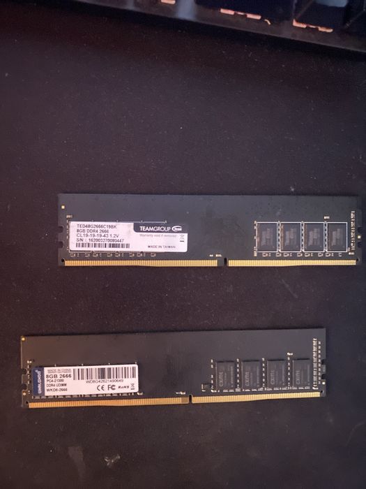 Оперативная память ddr4 TED48g2666c19bk 8 Гб