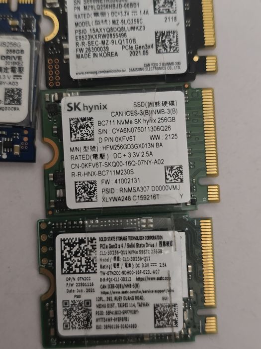 SSD M2 nvme 256/512gb