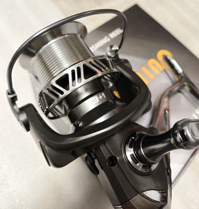 SET 4 Mulinete CRAP SAIMINO JS12000 Long Cast 13+1 Rulmenți