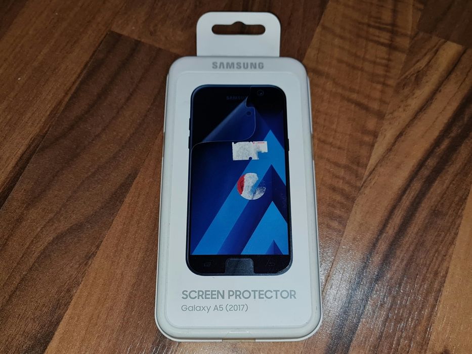 Folie silicon full cover originala Samsung A5 2017 A520 set 2 bucati