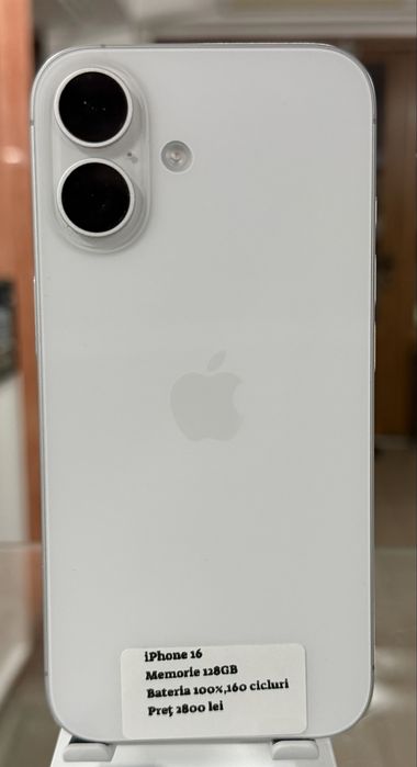iPhone 16 Pret 2800 lei
