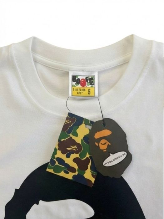 Футболка Bape белая 100% хлопок плотная