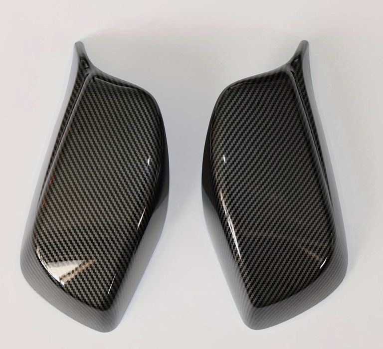 Капаци за огледала BMW E60/E61 2004–2007 - Черен карбон, M-стил
