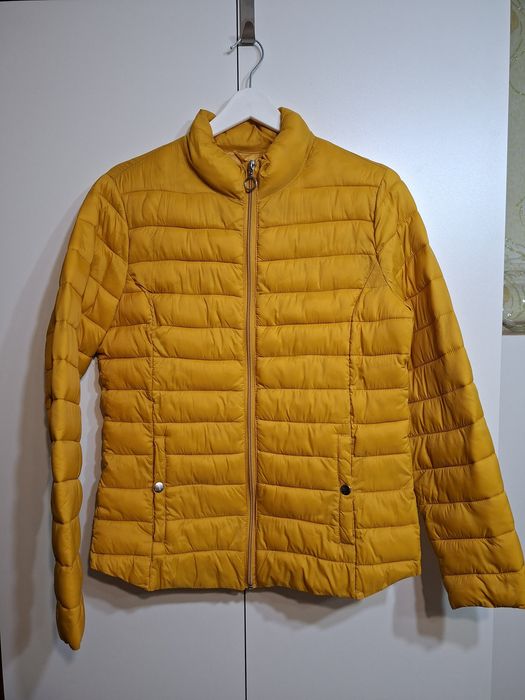 Куртка демисезонная DeFacto M, жёлтая, лёгкая, весна-осень