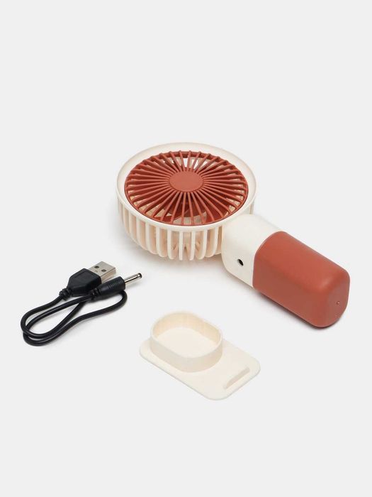 Мини вентилятор ручной, настольный, USB, портативный, компактный