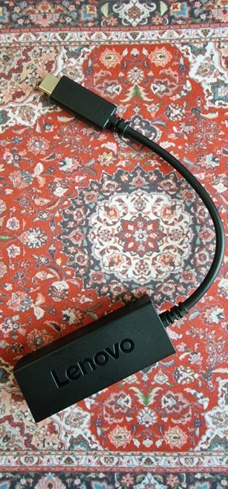 Оригинален Lenovo USB-C към Ethernet адаптер (LAN)