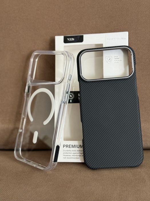 Husa iPhone 17 Pro Max•Kevlar Aramid Slim-Noua-Magsafe