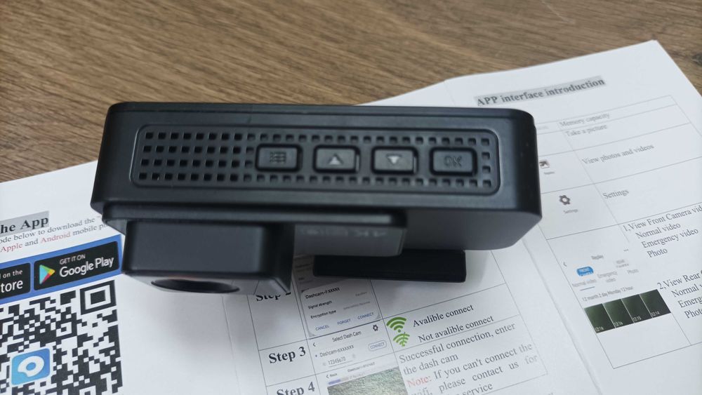 Camera auto portabila Dash Cam 4K WI FI  GPS