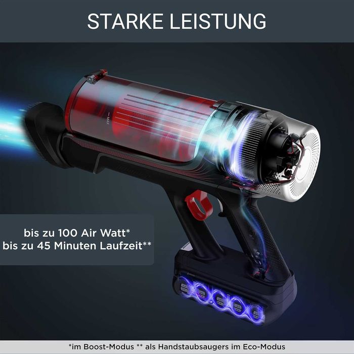 Безжична гъвкава прахосмукачка Rowenta X-Force Flex 9.60 Animal, 100W