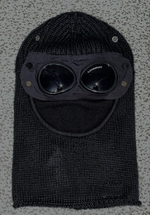 CP Company Merino Wool Ski Mask - Black